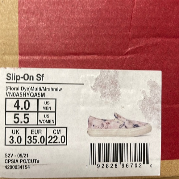 Vans Slip-On Sf Floral Dye Multi/Marshmallow WMNS - Picture 16 of 16